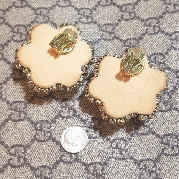 Rebecca de Ravenel's AVA Topaz Crystal Runway Statement Earrings - Picture 5 of 10